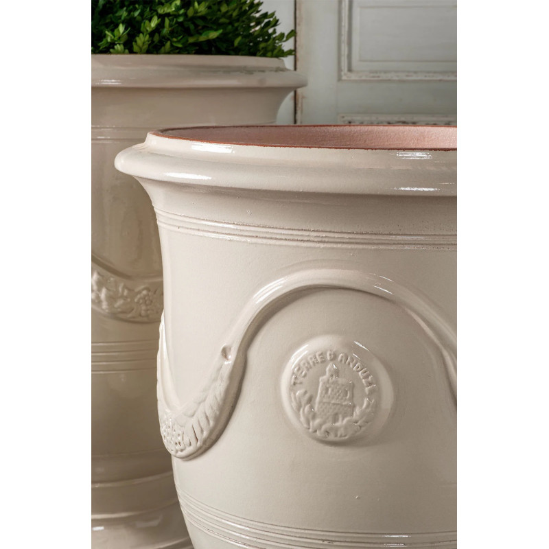 Pot d'Anduze artisanal Vernissé – Élégance et tradition