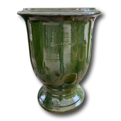 Vase Florence vernissé vert